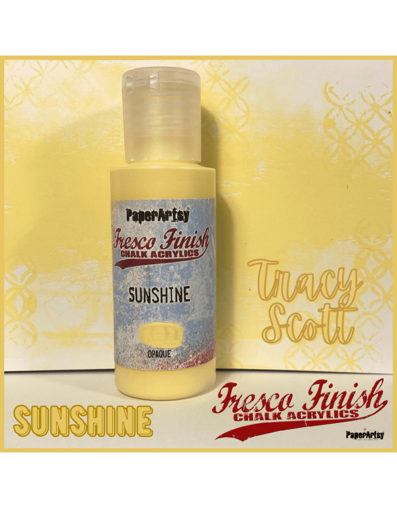 PAPER ARTSY PAPER ARTSY FRESCO FINISH TS-SUNSHINE ACRYLIC PAINT 50ML
