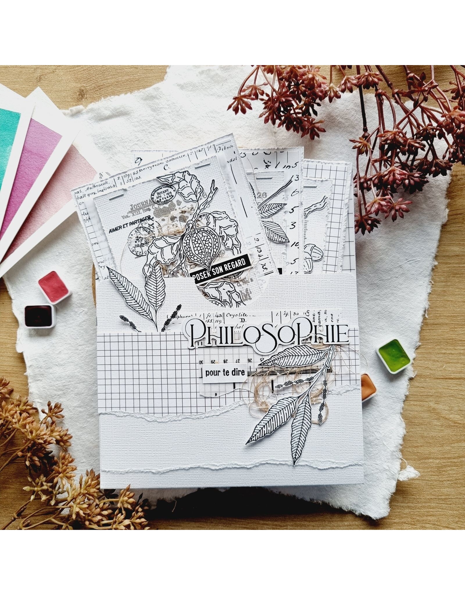 CHOU & FLOWERS CHOU & FLOWERS COLLECTION L'ORÉE DES BOIS PAPETERIE CRÉATIVE A4 COLLECTION PACK