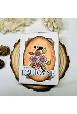 CHOU & FLOWERS CHOU & FLOWERS COLLECTION L'ORÉE DES BOIS MOTS D'AUTOMNE DIE-CUTS