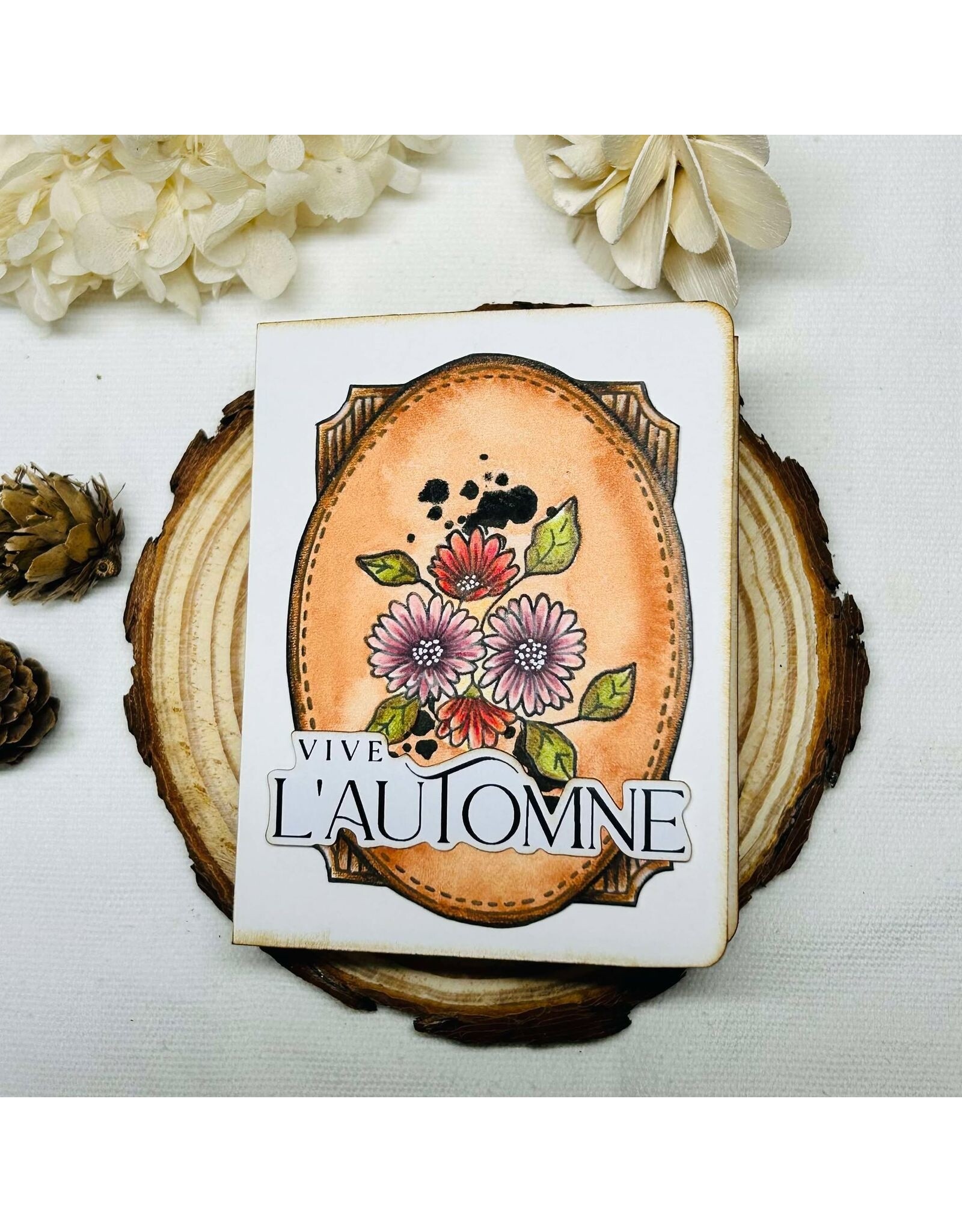 CHOU & FLOWERS CHOU & FLOWERS COLLECTION L'ORÉE DES BOIS MOTS D'AUTOMNE DIE-CUTS