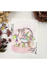 CHOU & FLOWERS CHOU & FLOWERS COLLECTION L'ORÉE DES BOIS LE REVEIL A4 CLEAR STAMP SET