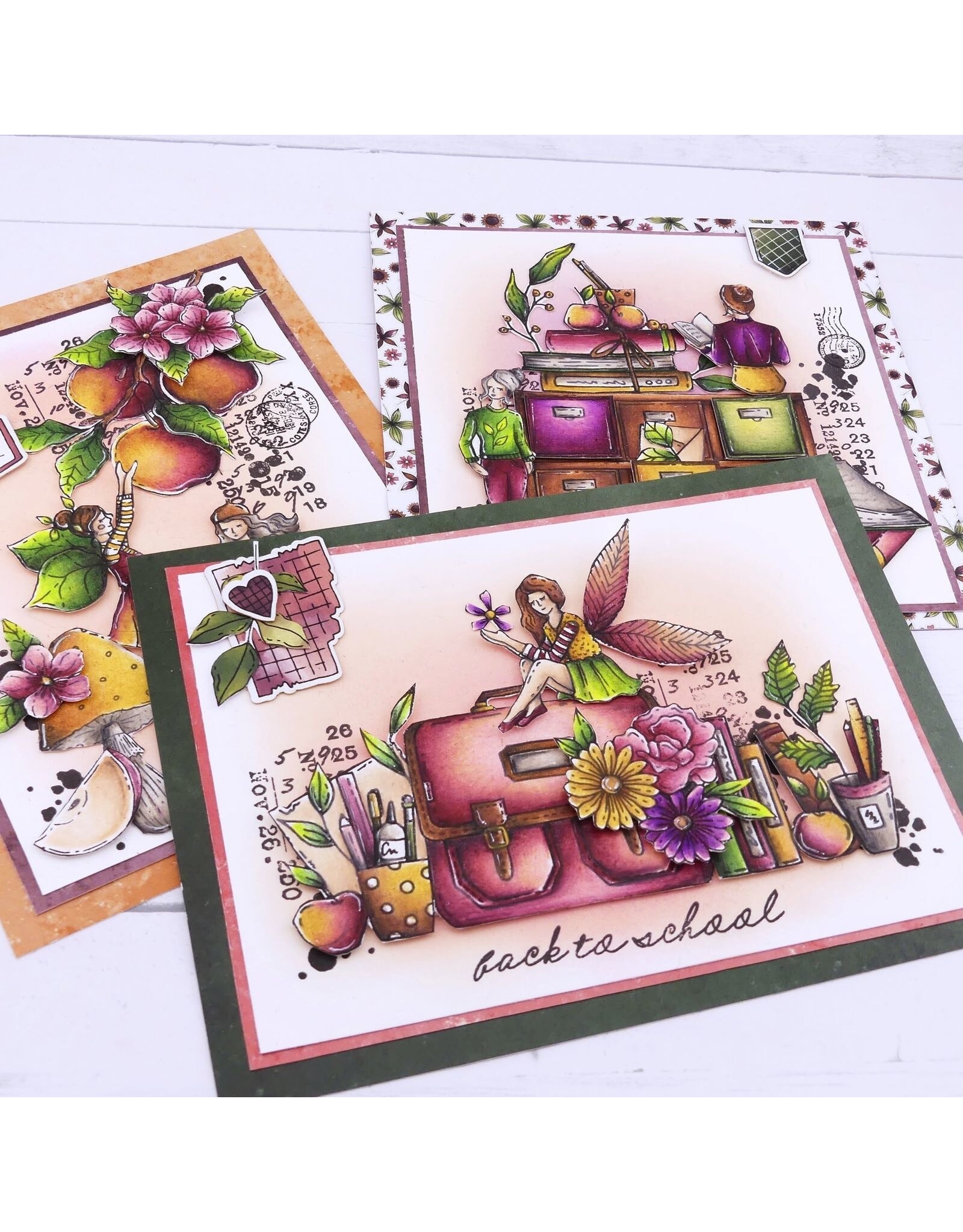 CHOU & FLOWERS CHOU & FLOWERS COLLECTION L'ORÉE DES BOIS LE REVEIL A4 CLEAR STAMP SET