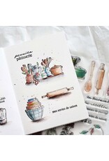 CHOU & FLOWERS CHOU & FLOWERS COLLECTION L'ORÉE DES BOIS EN CUISUNE A5 CLEAR STAMP SET