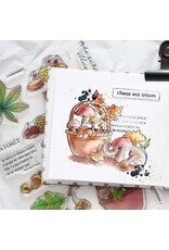 CHOU & FLOWERS CHOU & FLOWERS COLLECTION L'ORÉE DES BOIS AMBIANCE SOUS-BOIS A5 CLEAR STAMP SET