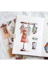 CHOU & FLOWERS CHOU & FLOWERS COLLECTION L'ORÉE DES BOIS LE TABLIER DL CLEAR STAMP SET