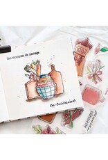 CHOU & FLOWERS CHOU & FLOWERS COLLECTION L'ORÉE DES BOIS LE TABLIER DL CLEAR STAMP SET