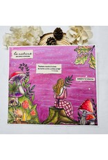 CHOU & FLOWERS CHOU & FLOWERS COLLECTION L'ORÉE DES BOIS MUSHROOMS A6 CLEAR STAMP SET