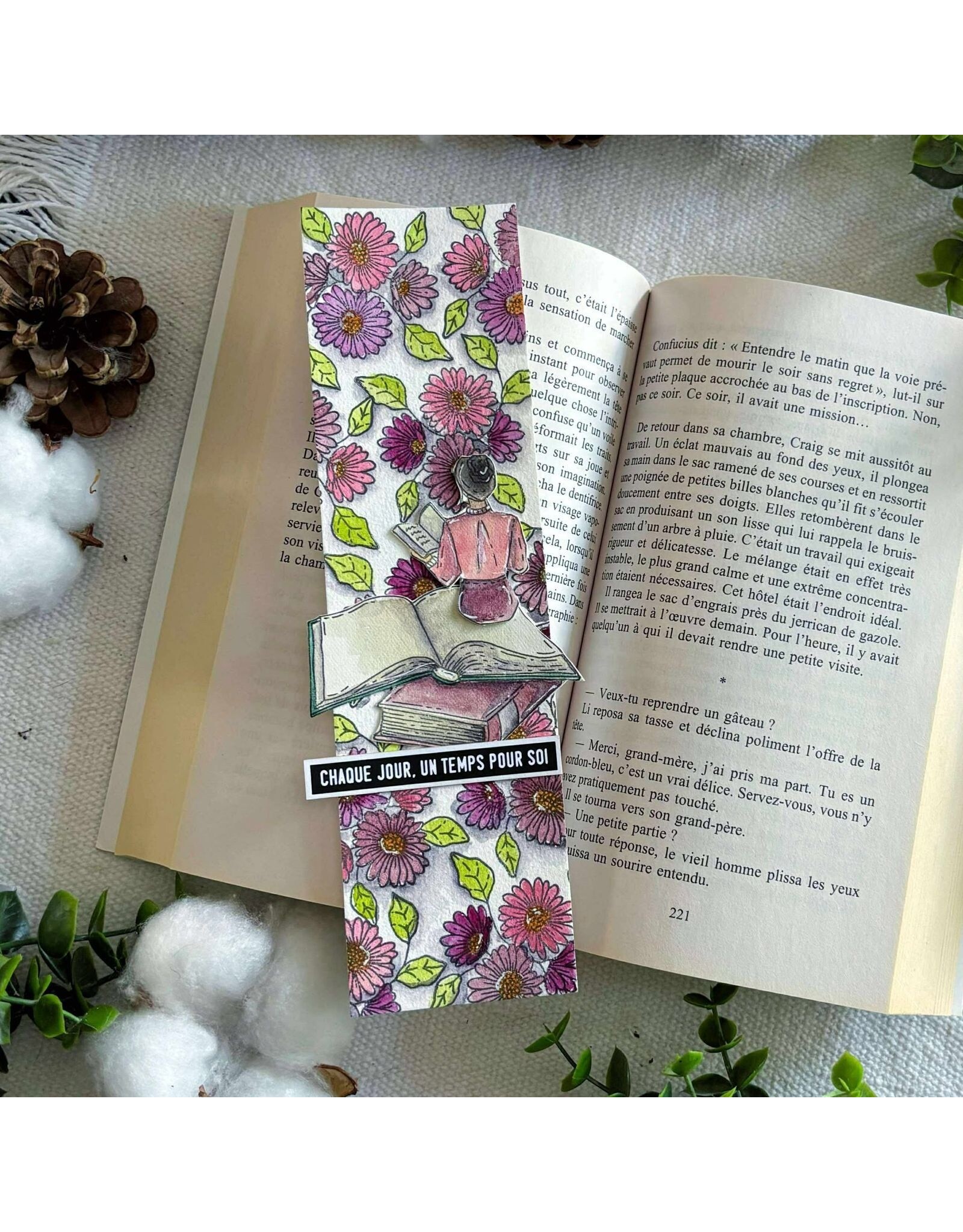 CHOU & FLOWERS CHOU & FLOWERS COLLECTION L'ORÉE DES BOIS POUR TE DIRE A6 CLEAR STAMP SET