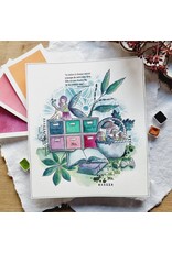 CHOU & FLOWERS CHOU & FLOWERS COLLECTION L'ORÉE DES BOIS ÉCHANTILLON A7 CLEAR STAMP SET