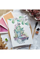 CHOU & FLOWERS CHOU & FLOWERS COLLECTION L'ORÉE DES BOIS LES BOTTES DE PLUIE A7 CLEAR STAMP SET