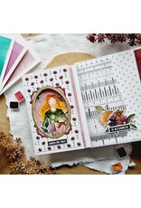 CHOU & FLOWERS CHOU & FLOWERS COLLECTION L'ORÉE DES BOIS FILLE D'AUTOMNE A7 CLEAR STAMP SET