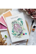 CHOU & FLOWERS CHOU & FLOWERS COLLECTION L'ORÉE DES BOIS FILLE D'AUTOMNE A7 CLEAR STAMP SET