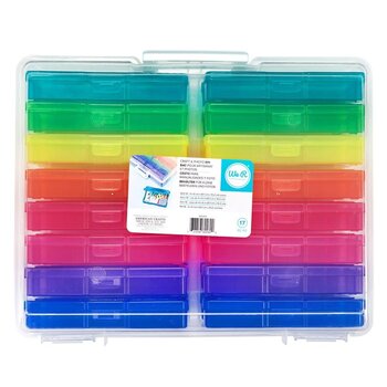 WE R MEMORY KEEPERS WE R MEMORY KEEPERS CRAFT & PHOTO TRASNLUCENT PLASTIC STORAGE CASES