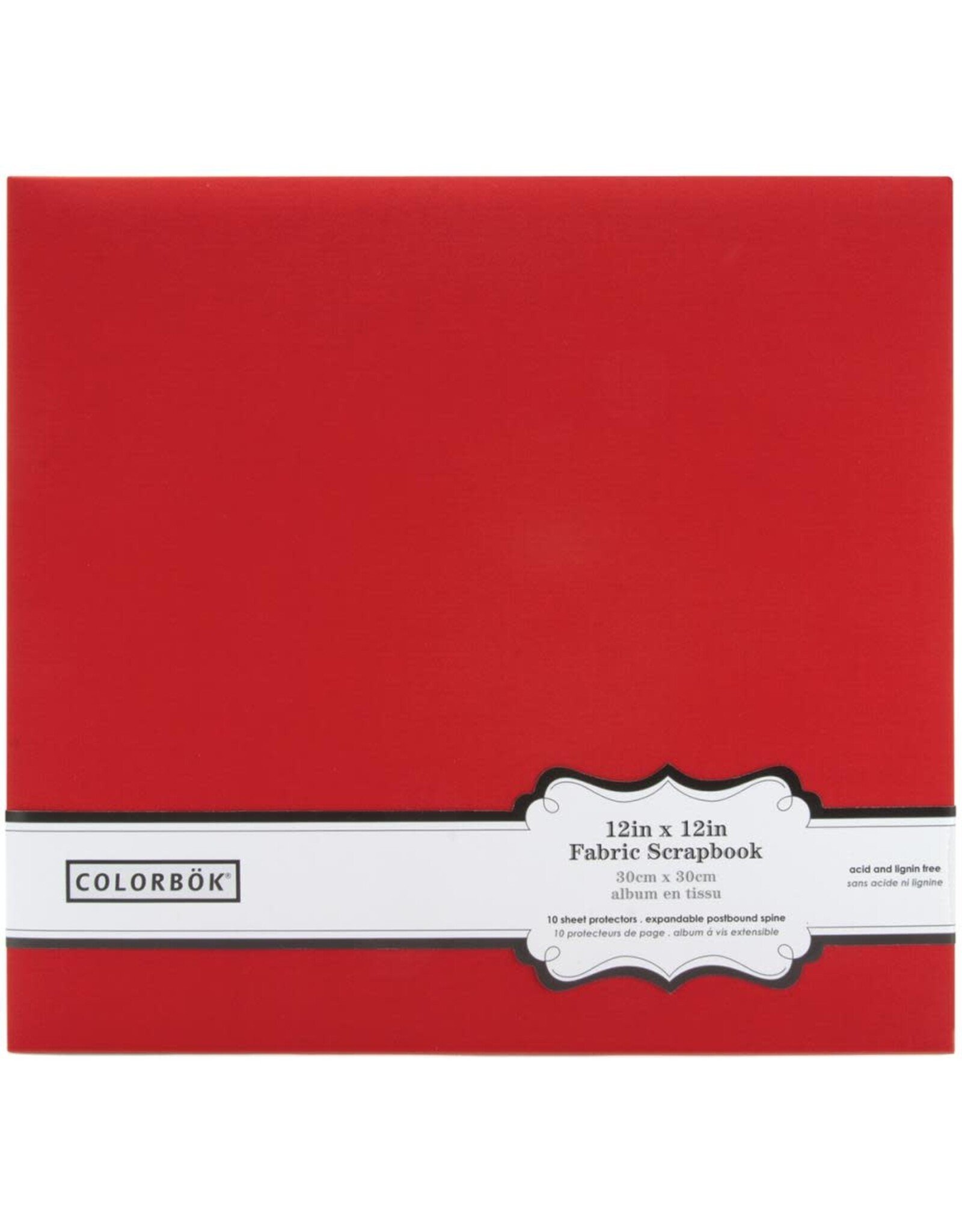 COLORBOK COLORBOK RED 12x12 FABRIC ALBUM