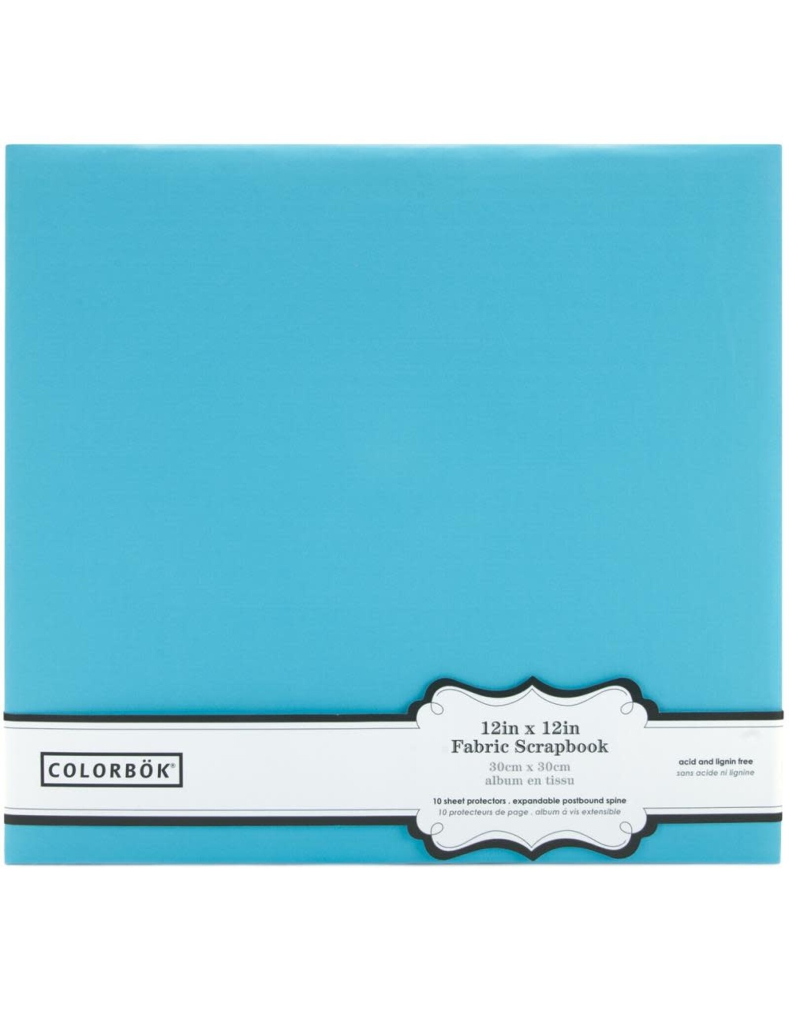 COLORBOK COLORBOK LIGHT TEAL 12x12 FABRIC ALBUM