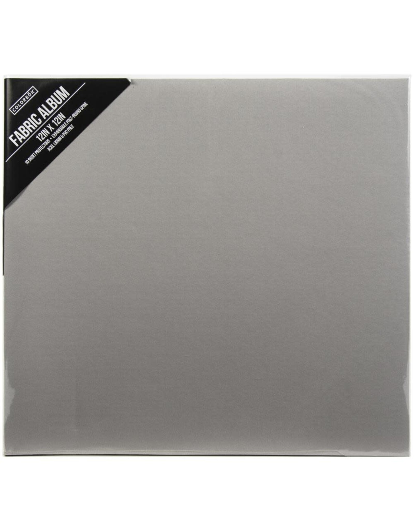 COLORBOK COLORBOK GREY FABRIC 12X12 ALBUM