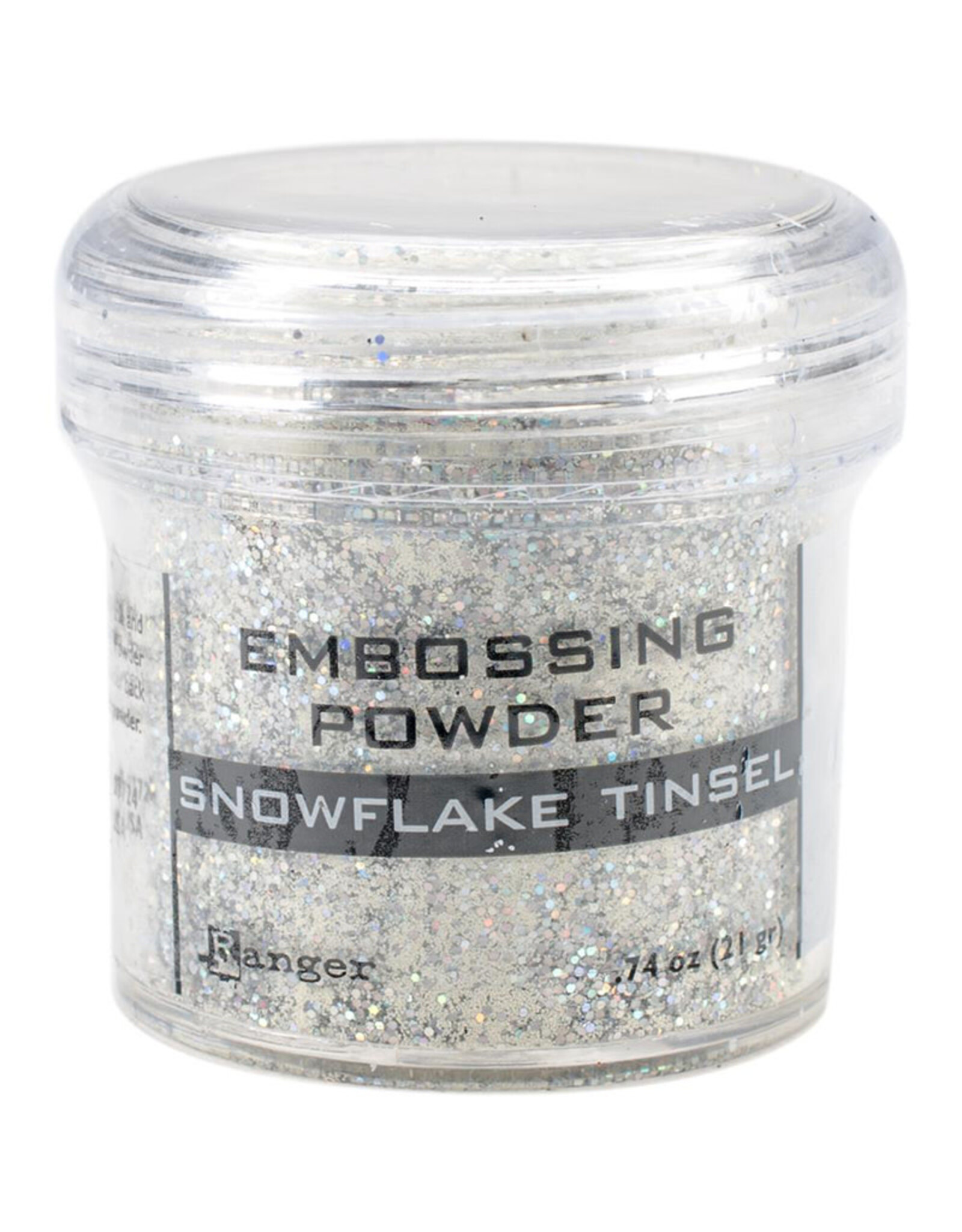 RANGER RANGER EMBOSSING POWDER SNOWFLAKE TINSEL 0.74OZ