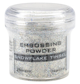 RANGER RANGER EMBOSSING POWDER SNOWFLAKE TINSEL 0.74OZ