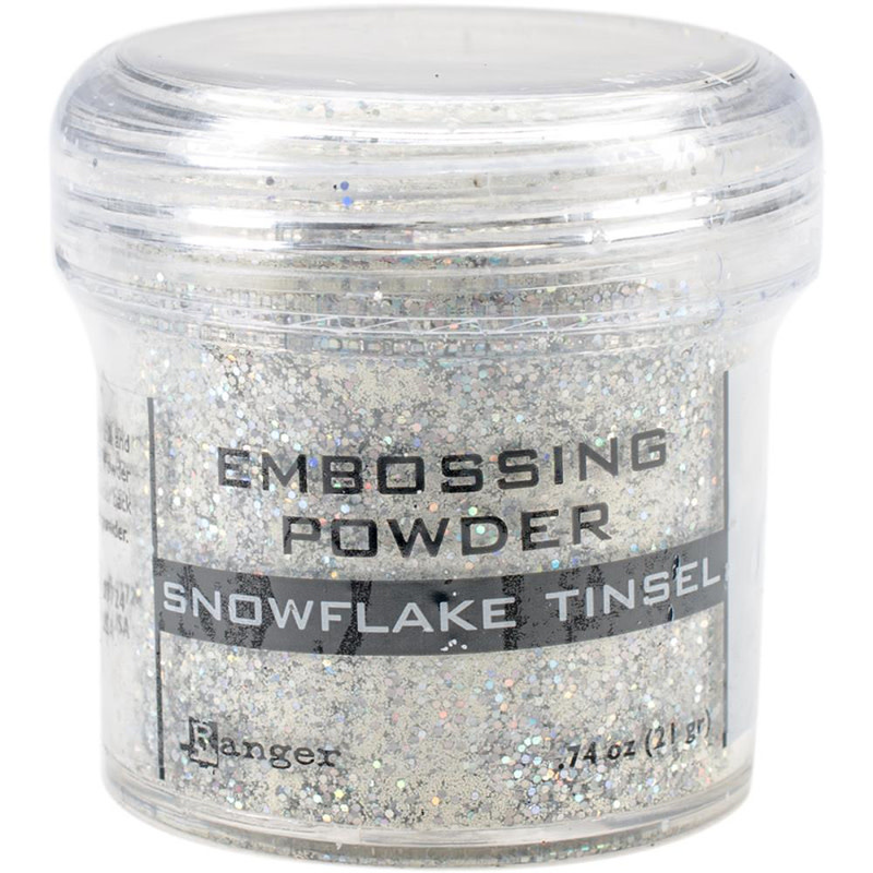 RANGER RANGER EMBOSSING POWDER SNOWFLAKE TINSEL 0.74OZ