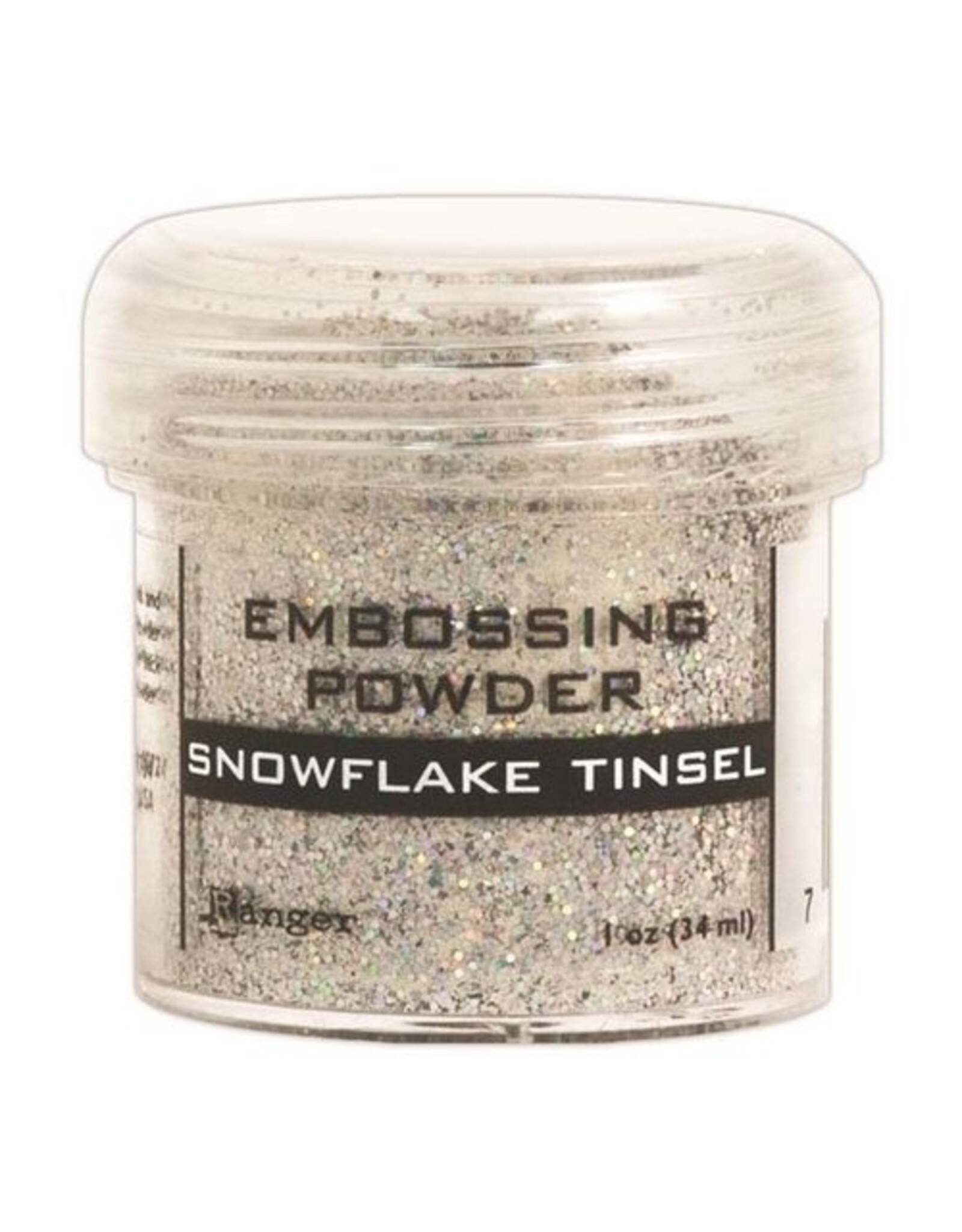 RANGER RANGER EMBOSSING POWDER SNOWFLAKE TINSEL 0.74OZ