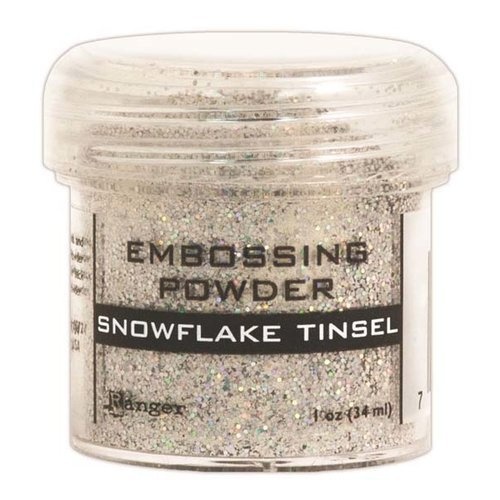 RANGER RANGER EMBOSSING POWDER SNOWFLAKE TINSEL 0.74OZ