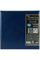 PIONEER PIONEER LEATHERETTE MEMORY BOOK NAVY 12"X12"