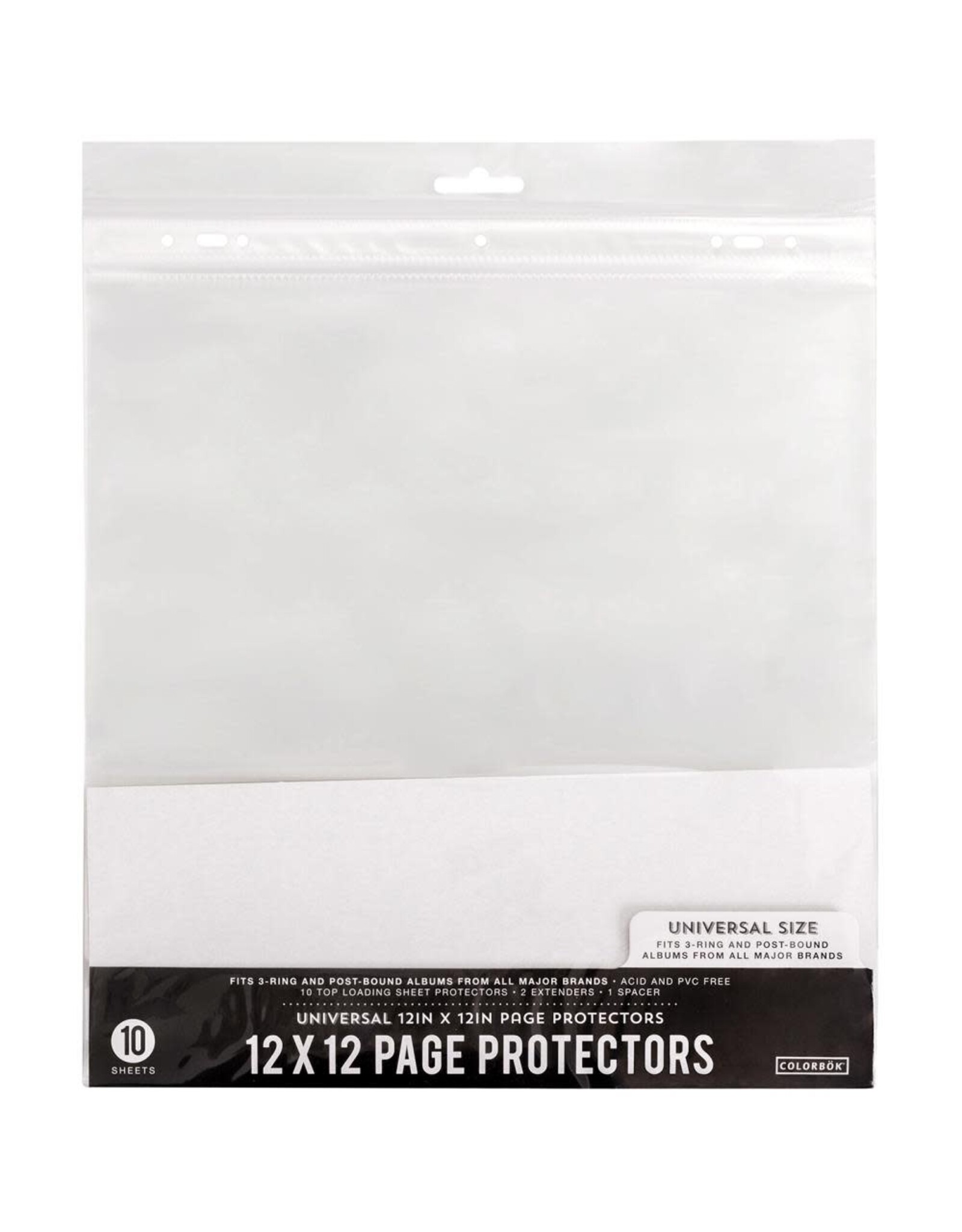 COLORBOK COLORBOK UNIVERSAL 12x12 REFILL PAGES 10/PK