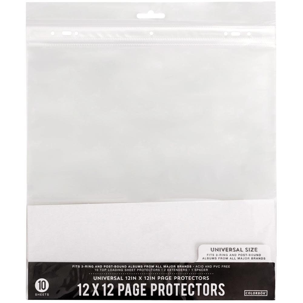 COLORBOK UNIVERSAL 12x12 REFILL PAGES 10/PK