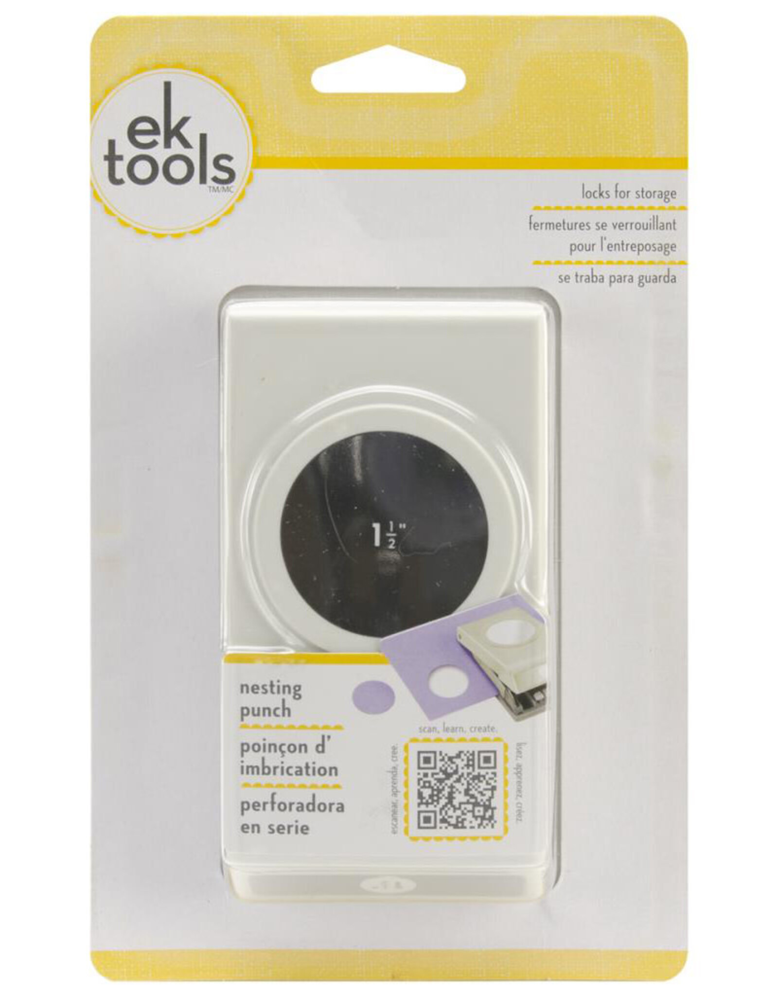 EK SUCCESS EK TOOLS CIRCLE 1.5'' LARGE PUNCH