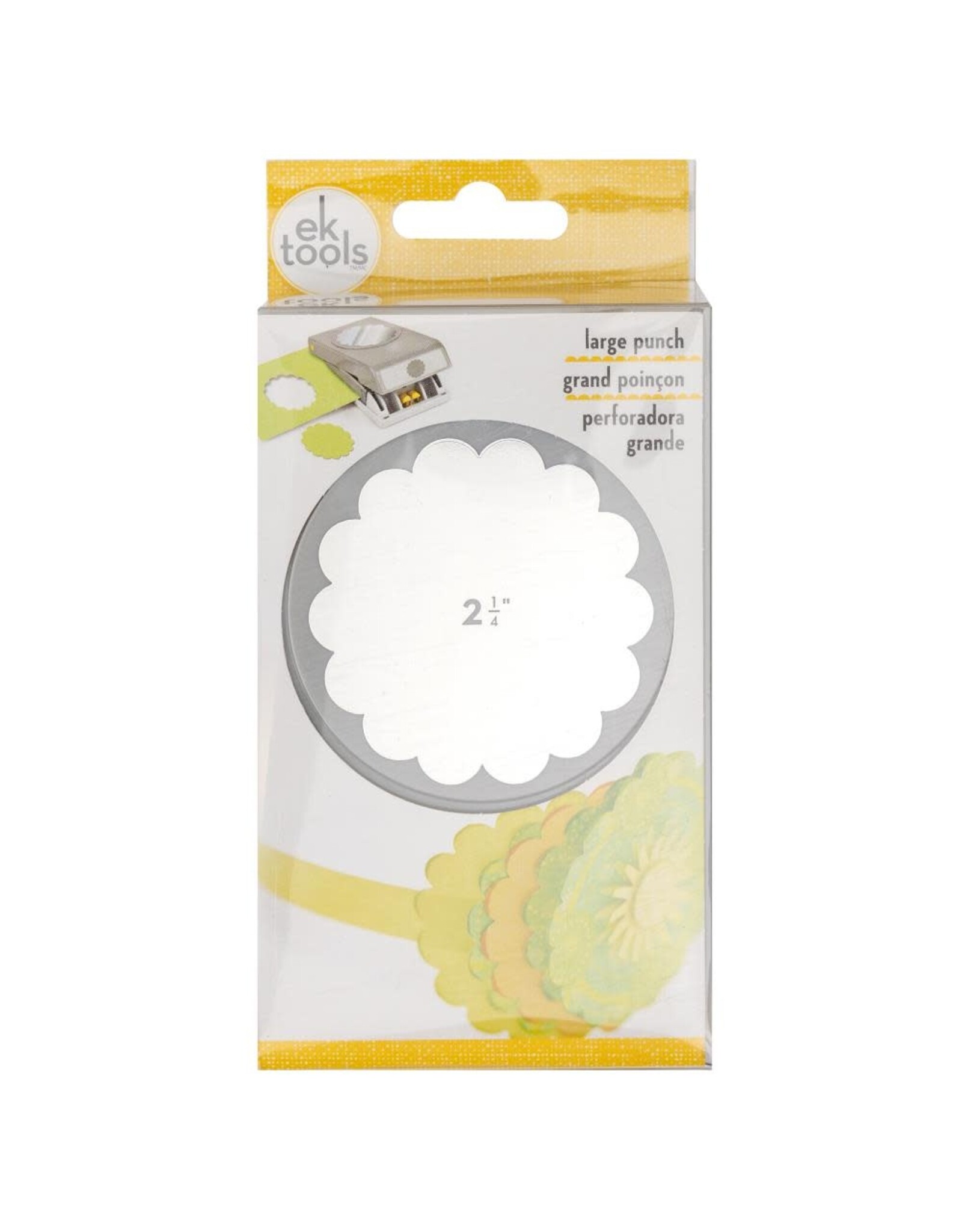 EK SUCCESS EK TOOLS SCALLOP CIRCLE 2.25" LARGE PUNCH