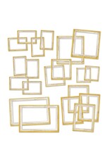 49 AND MARKET 49 AND MARKET COLOR SWATCH OCHRE FRAME SET 20 PIECES