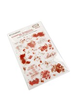 49 AND MARKET 49 AND MARKET VINTAGE BITS ESSENTIAL TEXTBLENDS-SALSA 6x8 RUB-ON TRANSFERS 2/PK