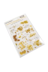 49 AND MARKET 49 AND MARKET VINTAGE BITS ESSENTIAL TEXTBLENDS-SUNBEAM 6x8 RUB-ON TRANSFERS 2/PK