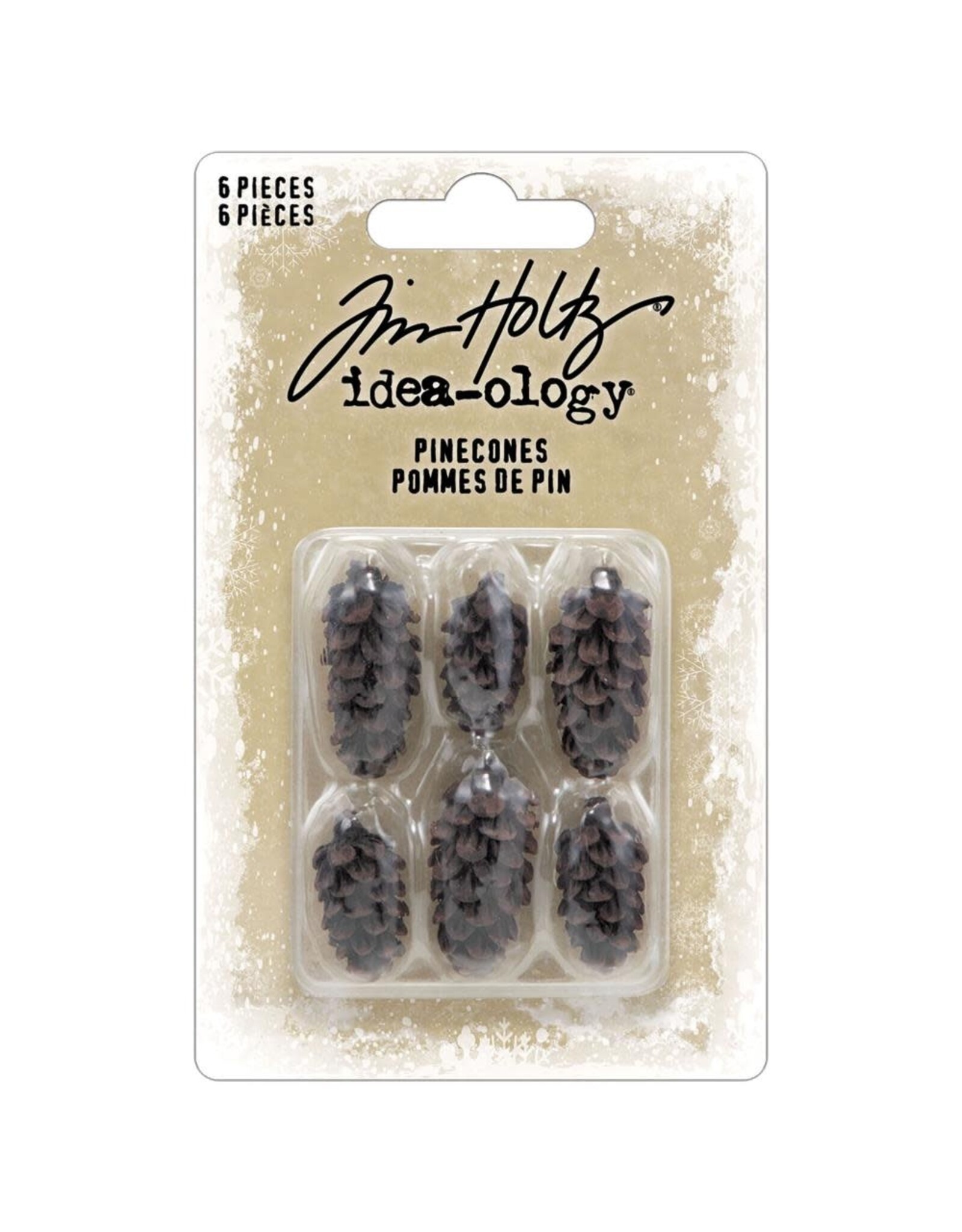 ADVANTUS TIM HOLTZ IDEA-OLOGY RESIN PINECONES 6/PK