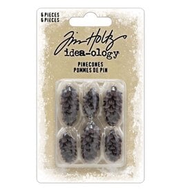 ADVANTUS TIM HOLTZ IDEA-OLOGY RESIN PINECONES 6/PK