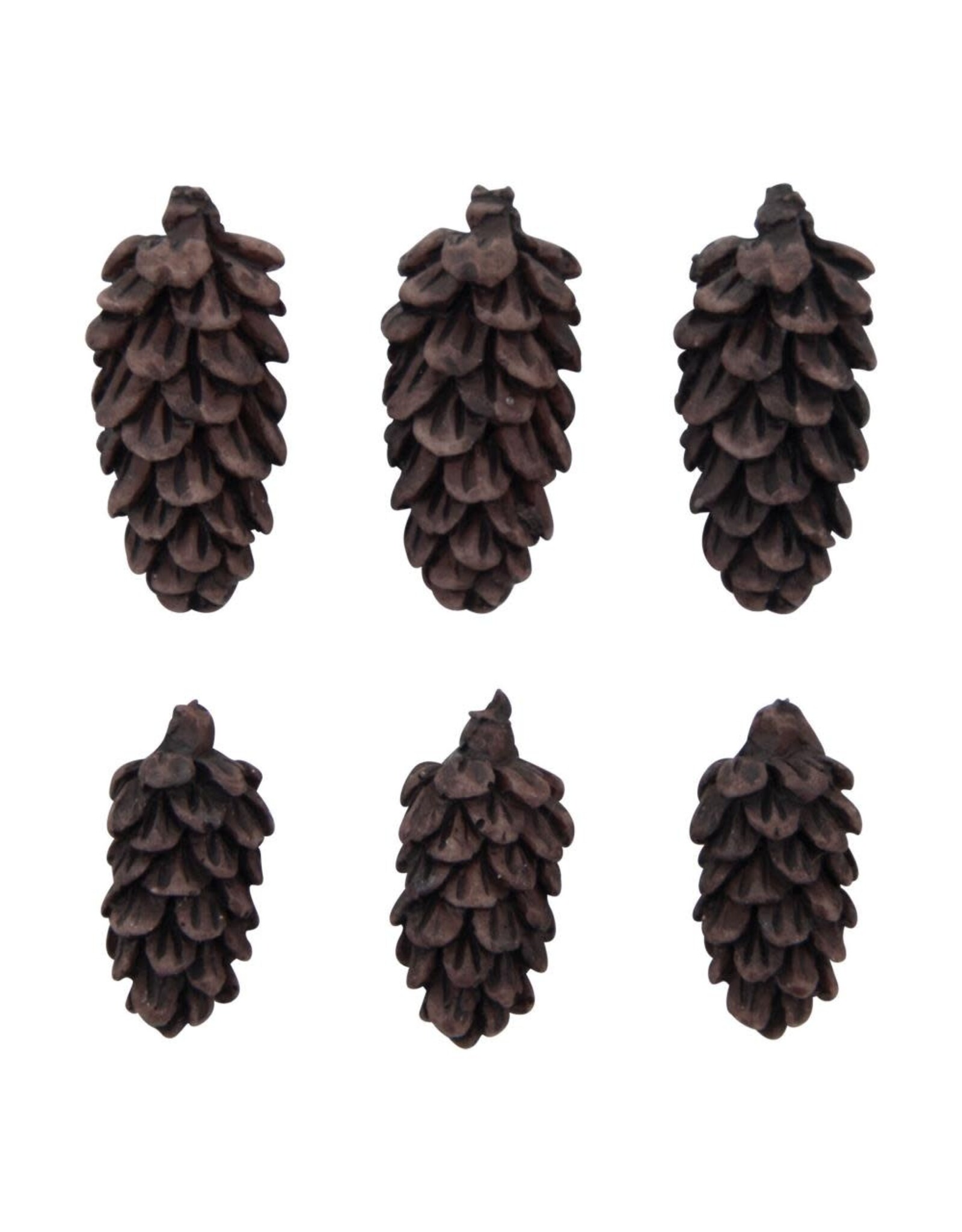 ADVANTUS TIM HOLTZ IDEA-OLOGY RESIN PINECONES 6/PK