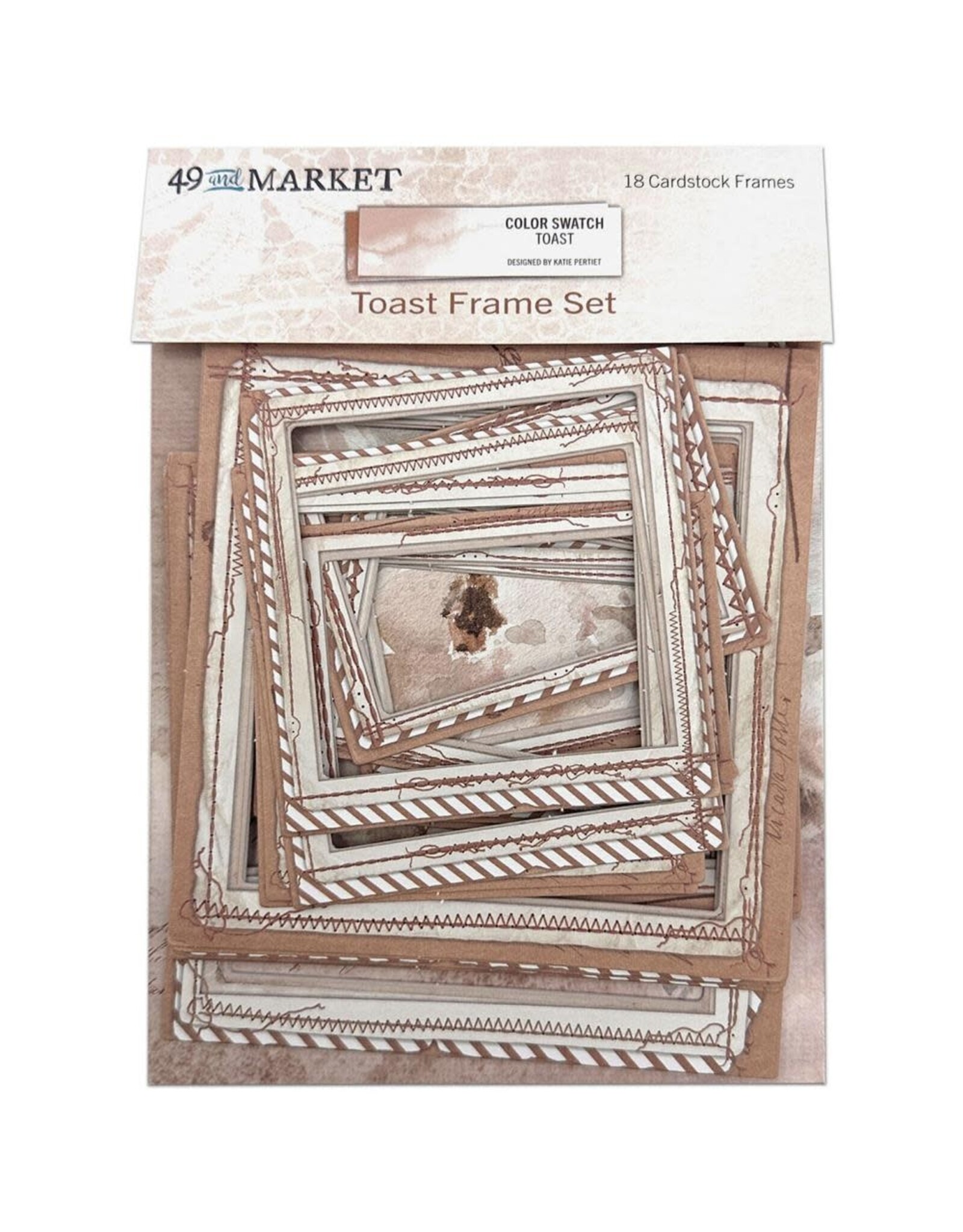 49 AND MARKET 49 AND MARKET COLOR SWATCH TOAST FRAME SET 18 PIECES