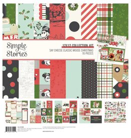 SIMPLE STORIES SIMPLE STORIES SAY CHEESE CLASSIC MOUSE CHRISTMAS 12x12 COLLECTION KIT