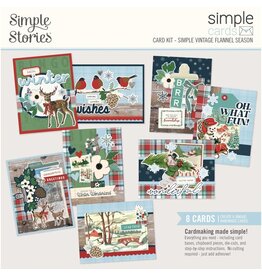 SIMPLE STORIES SIMPLE STORIES SIMPLE CARDS SIMPLE VINTAGE FLANNEL SEASON CARD KIT