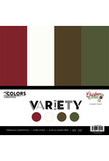 PHOTOPLAY PAPER PHOTOPLAY MY COLORS CHRISTMAS JUNQUE 12x12 VARIETY PACK 8/PK