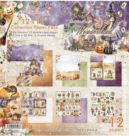 MEMORY-PLACE MEMORY-PLACE HALLOWEEN IN WONDERLAND 12x12 COLLECTION PACK 12 SHEETS