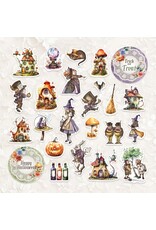 MEMORY-PLACE MEMORY-PLACE HALLOWEEN IN WONDERLAND EPHEMERA DIE CUTS