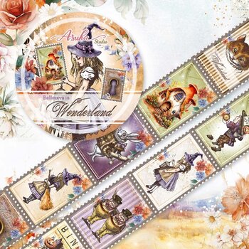 MEMORY-PLACE HALLOWEEN IN WONDERLAND #1 WASHI TAPE