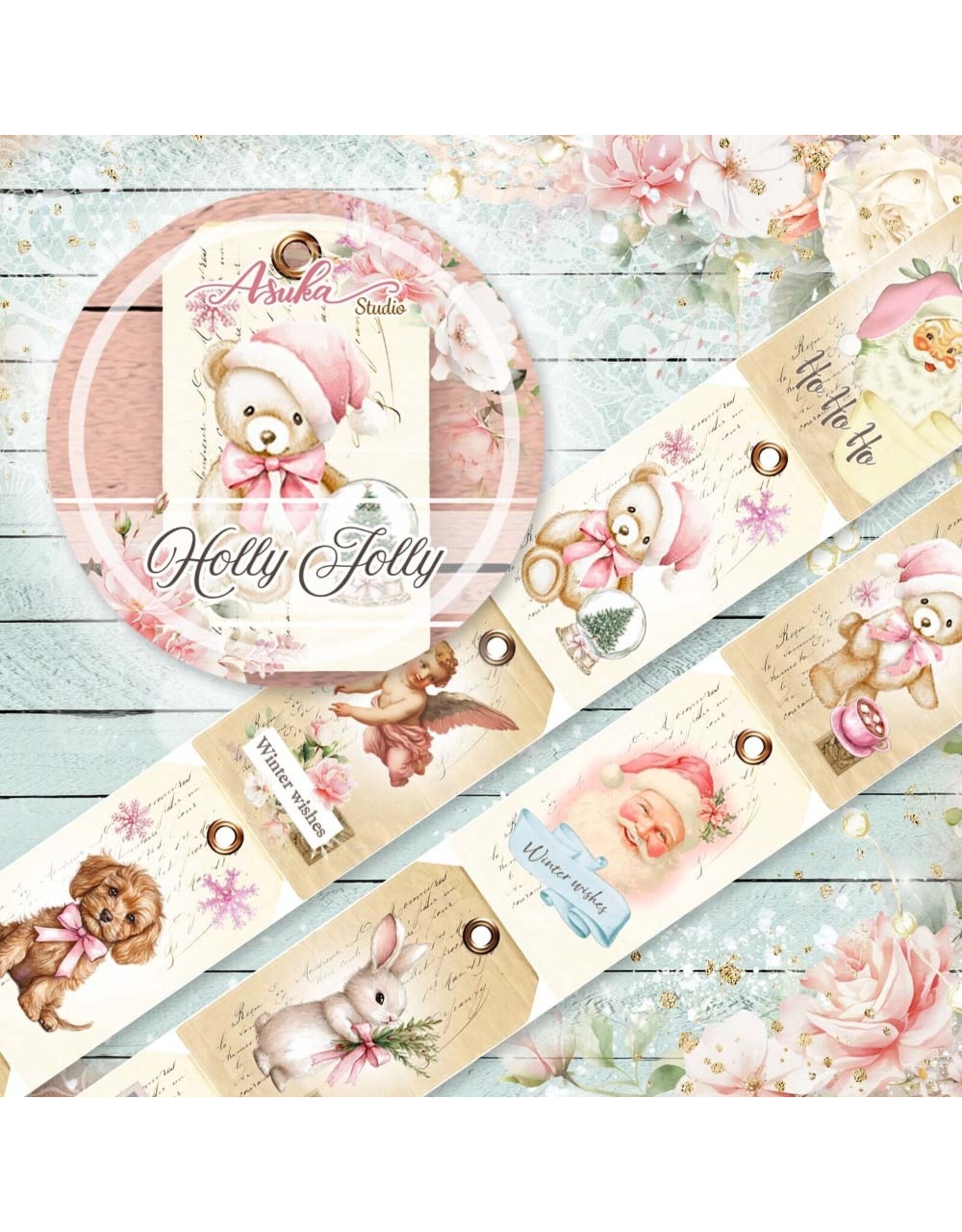 MEMORY-PLACE MEMORY-PLACE HOLLY JOLLY #2 WASHI TAPE