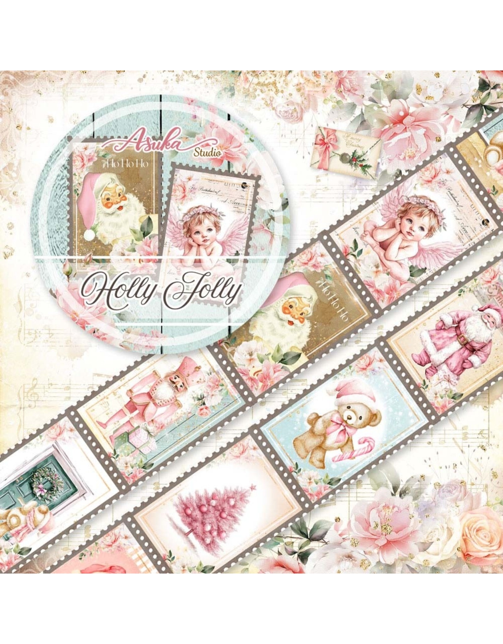 MEMORY-PLACE MEMORY-PLACE HOLLY JOLLY #1 WASHI TAPE
