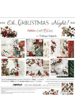 CRAFT O'CLOCK CRAFT O'CLOCK OH CHRISTMAS NIGHT 12x12 PAPER PAD 6 SHEETS