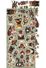 CRAFT O'CLOCK CRAFT O'CLOCK OH CHRISTMAS NIGHT EXTRAS SET - MIX 6x12 COLLECTION PACK 18 SHEETS