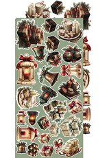 CRAFT O'CLOCK CRAFT O'CLOCK OH CHRISTMAS NIGHT EXTRAS SET - MIX 6x12 COLLECTION PACK 18 SHEETS