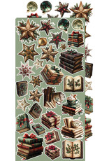 CRAFT O'CLOCK CRAFT O'CLOCK OH CHRISTMAS NIGHT EXTRAS SET - MIX 6x12 COLLECTION PACK 18 SHEETS