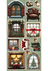 CRAFT O'CLOCK CRAFT O'CLOCK OH CHRISTMAS NIGHT EXTRAS SET - MIX 6x12 COLLECTION PACK 18 SHEETS
